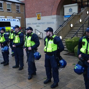 Police Impose Restrictions Ahead Of Fresh Protests Outside Migrant Hotel