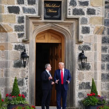 Trump Hosts Starmer And Swinney For Dinner At Aberdeenshire Golf Course
