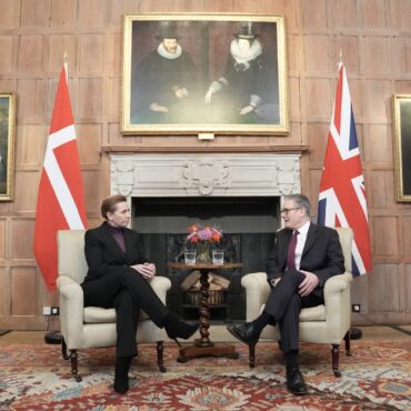 Keir Starmer And Danish PM Discuss Vital Steps Towards Arctic Security