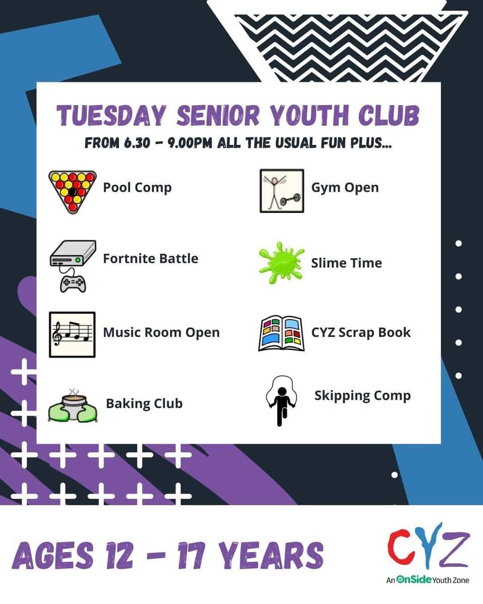 Regular Tuesday Groups poster