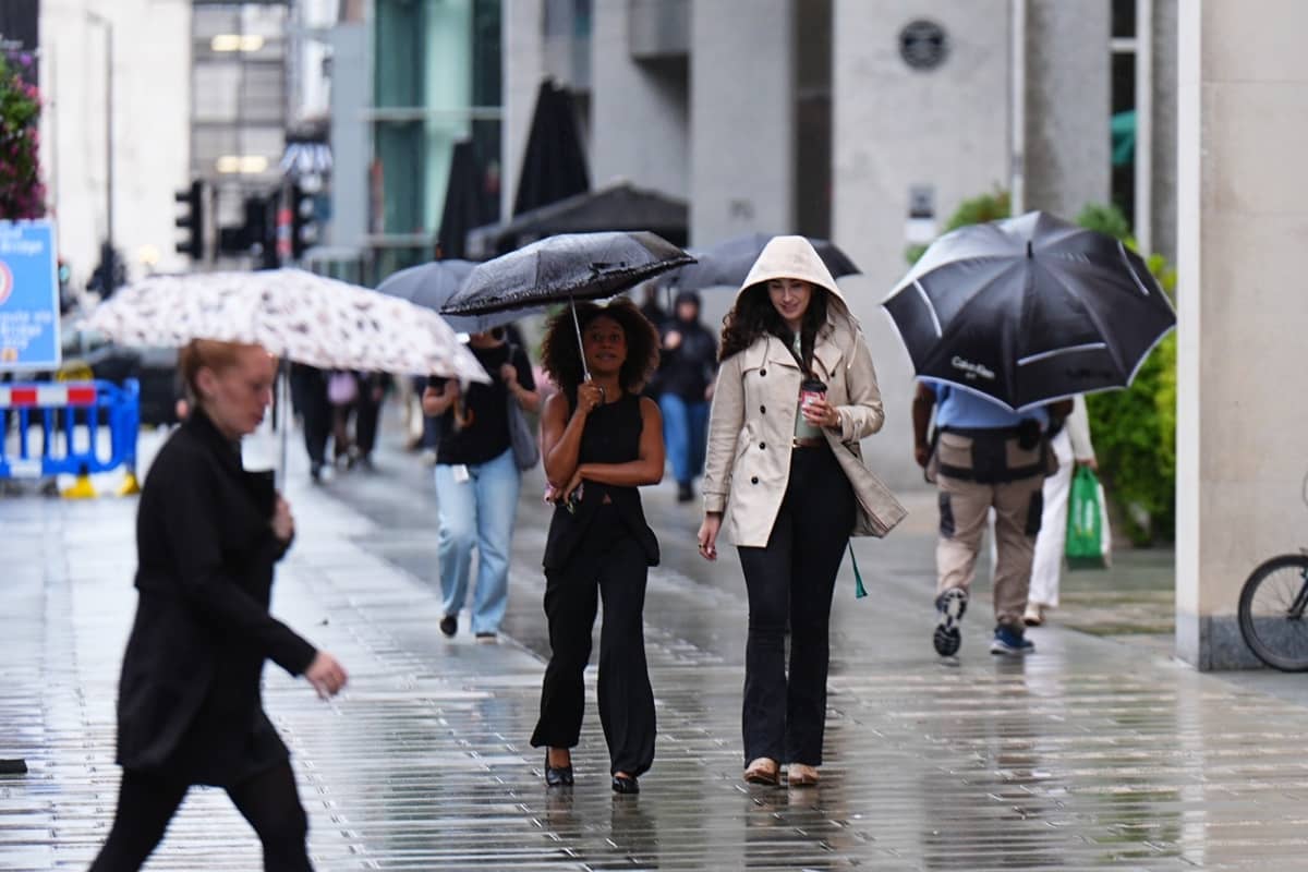 Weather Warning Issued For Widespread Rain And Possible Thunderstorms In Ireland