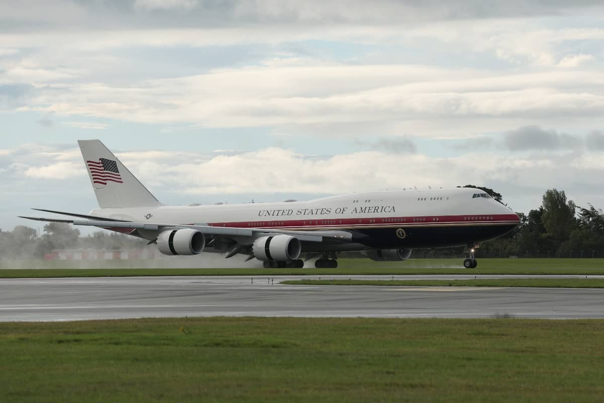 US President Donald Trump Arrives In Ireland For Two Day Visit