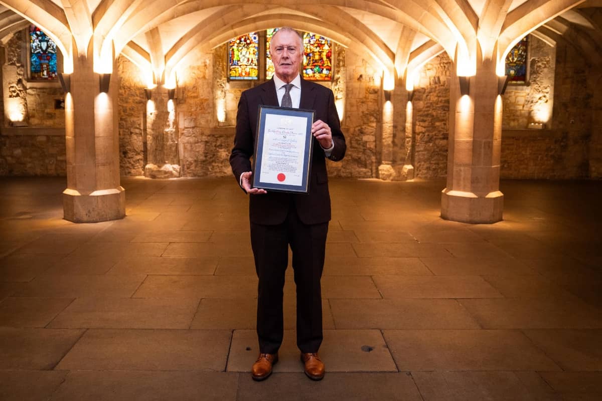 World Cup Winner Sir Geoff Hurst Honoured By Freedom Of The City Of London