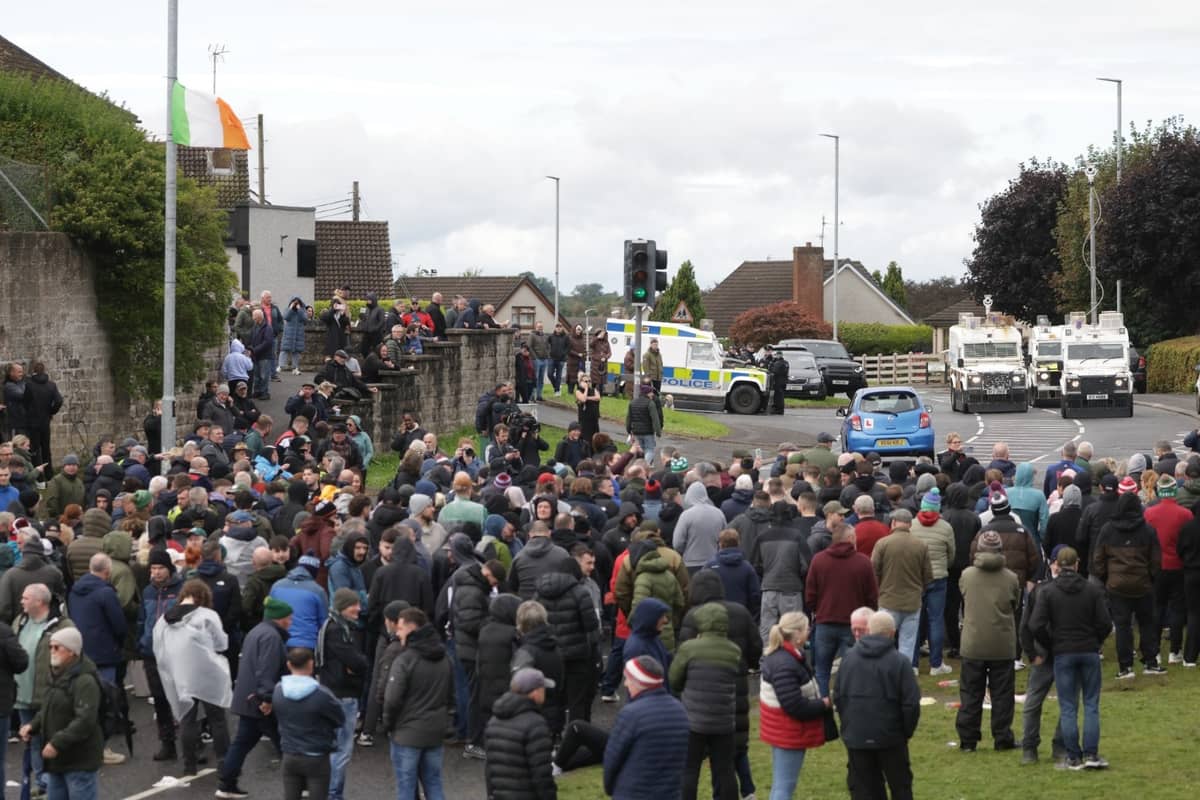 Garvaghy Road Blocked By Protesters Of Orange Order Parade Amid Calls For Calm