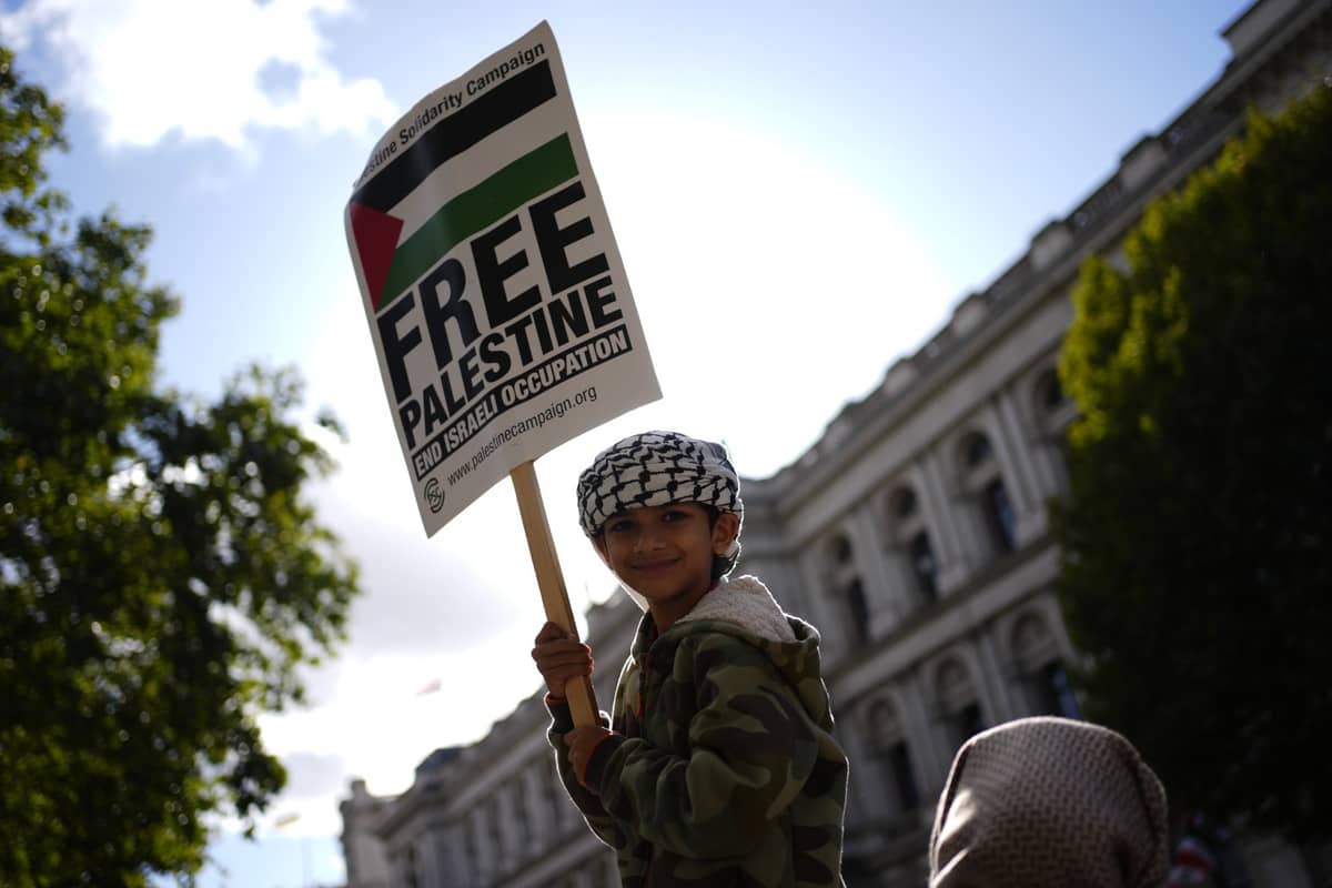 20 Arrests Have Been Made As Thousands Of People Descended On London For A Pro Palestine Protest