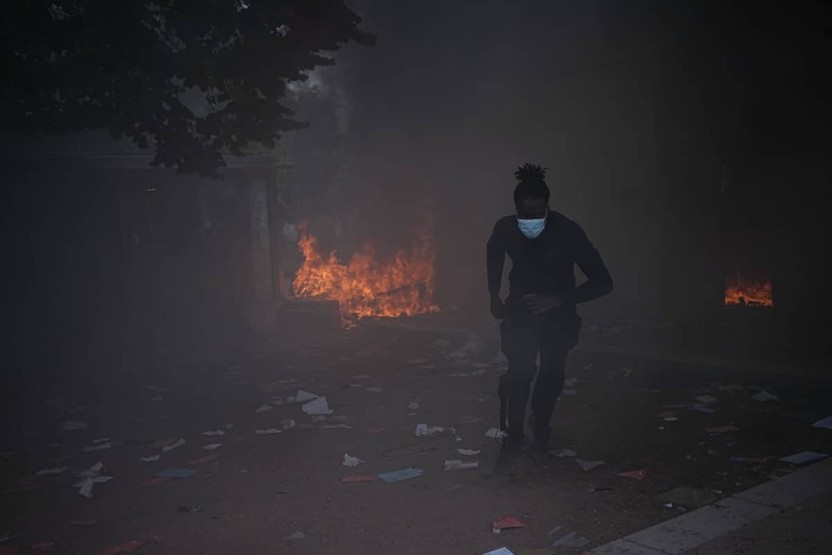 Tear Gas Used In Paris As Protesters Rally Across France