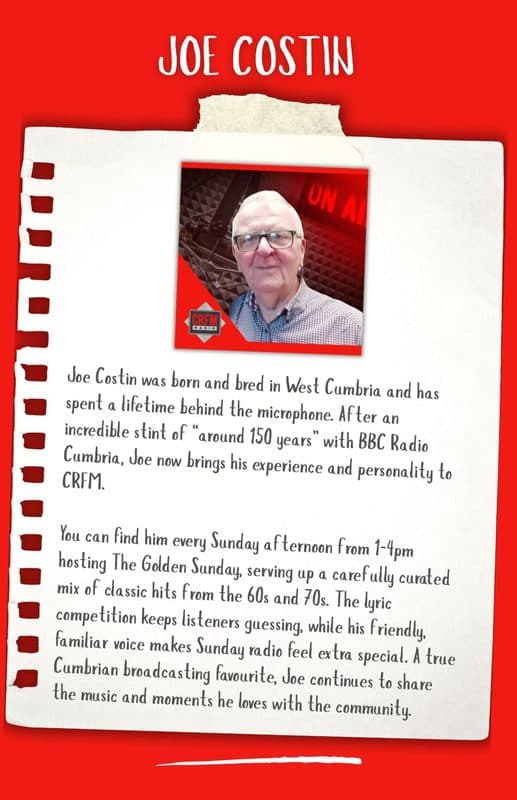 Joe Costin - presenter biography