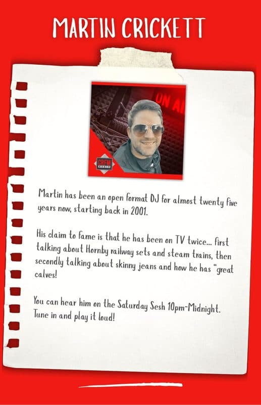 Martin Crickett - presenter biography