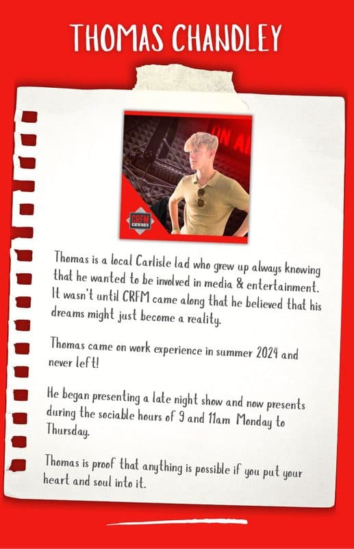 Thomas Chandley - presenter biography