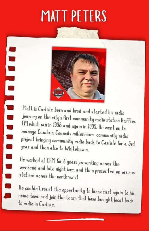 Matt Peters - presenter biography