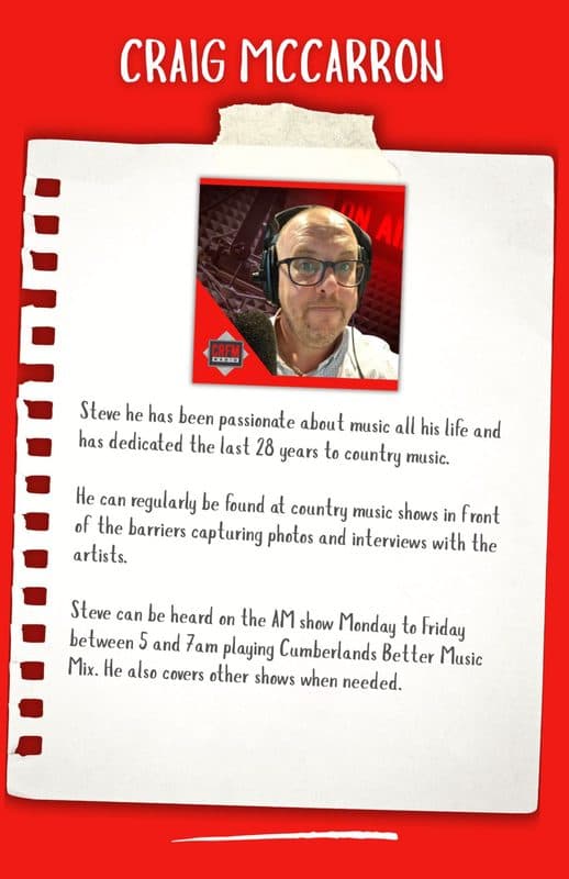 Craig McCarron - presenter biography