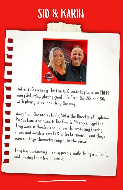 Sid & Karin - presenter biography