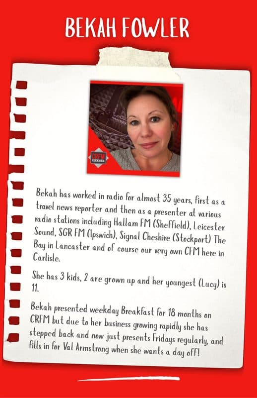 Bekah Fowler - presenter biography