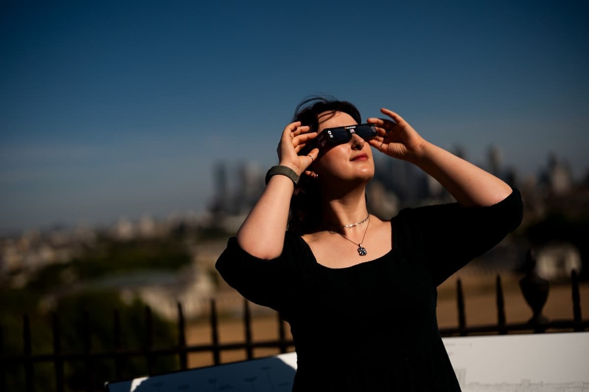 Specialist Glasses Sell Out As Britons Prepare For Best Solar Eclipse In Decades