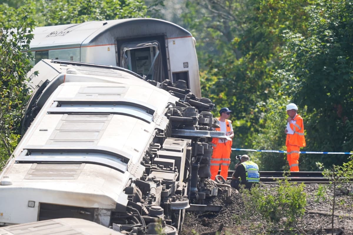 Second Train Derails Day After Two Passengers Badly Hurt In East Sussex