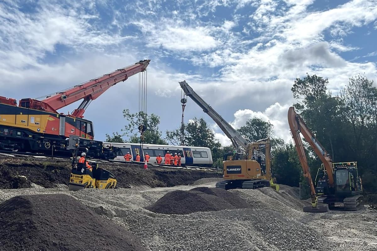 Lewes Rail Line To Reopen In September As Work Under Way To Remove Train