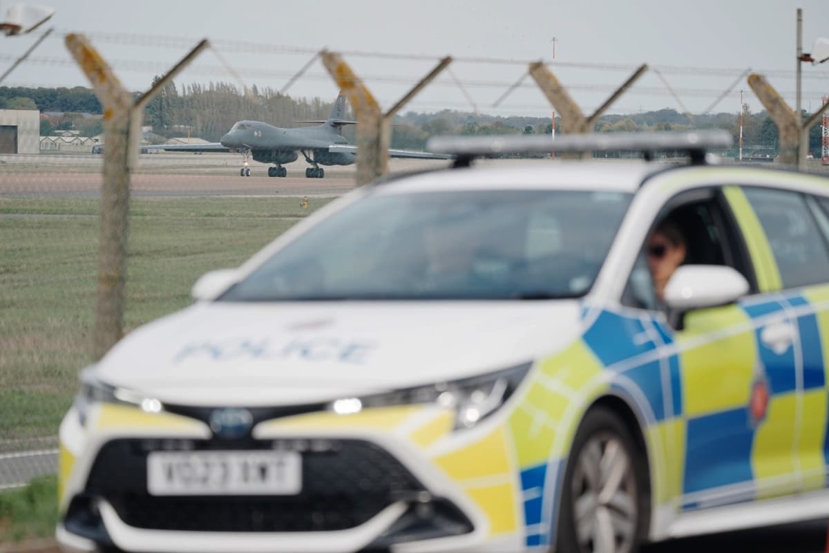 Seventh Man Arrested By Counter Terrorism Police In RAF Fairford Investigation