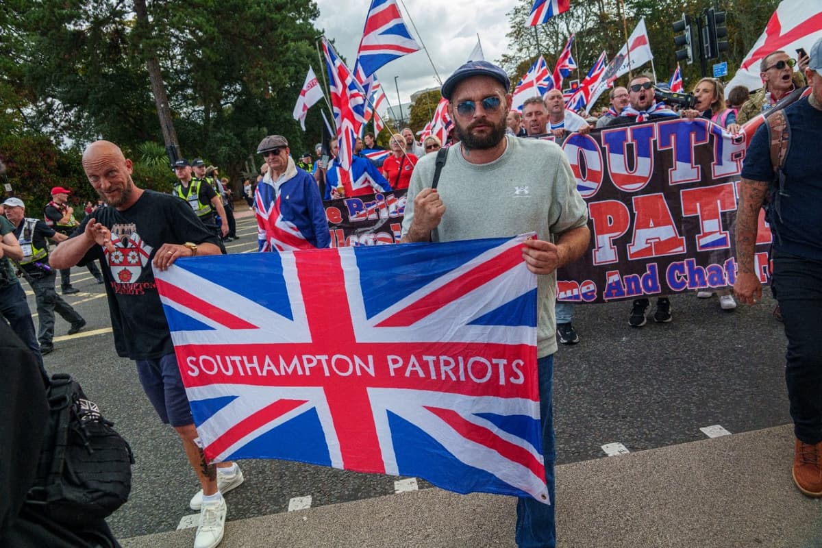 Hundreds Gather At Anti Migrant Protests In Two Port Cities