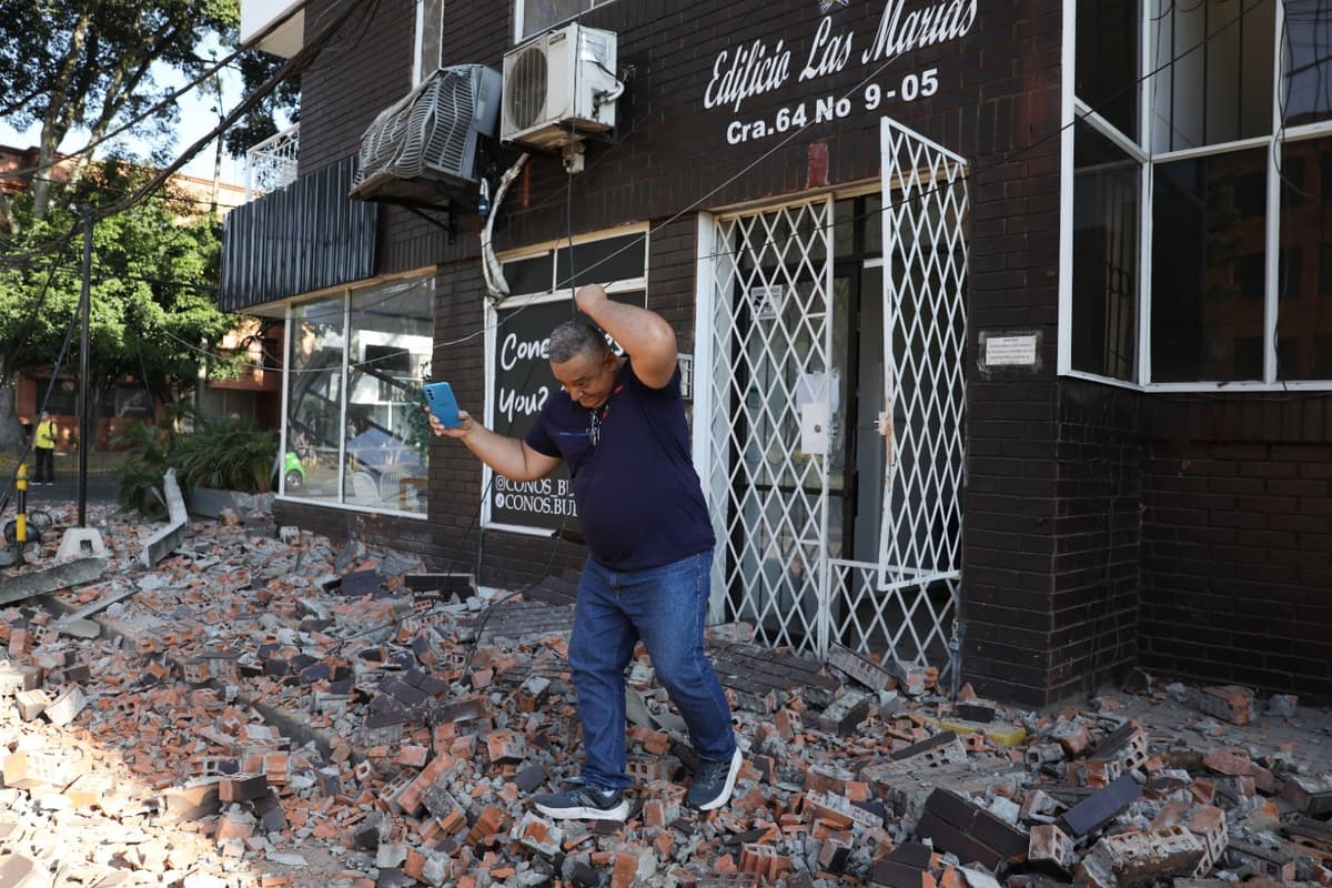 Injuries And Serious Damage As Powerful Earthquake Shakes Colombia And Ecuador
