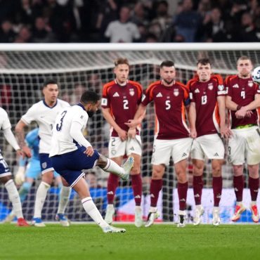 England beat Latvia to go clear at the top of World Cup qualifying Group K