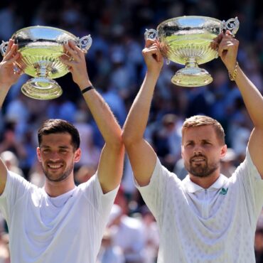 Julian Cash And Lloyd Glasspool Clinch Historic Wimbledon Mens Doubles Title