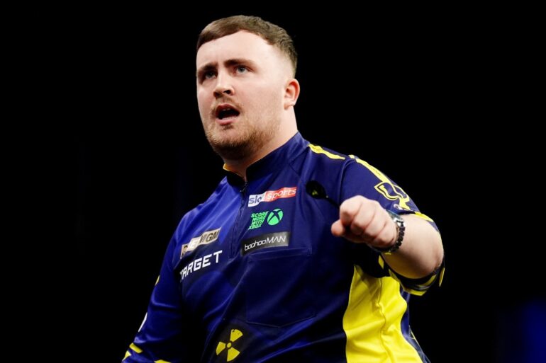 Luke Littler Hits Stunning Nine Dart Finish In Semi Final Win Over Josh Rock