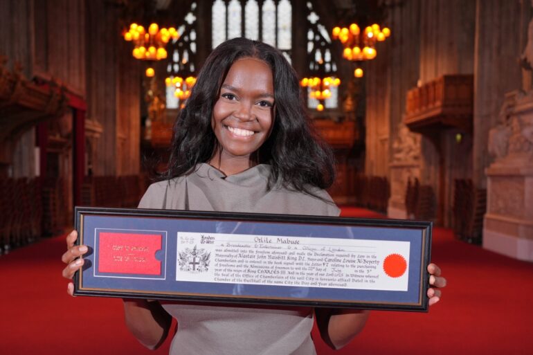 Oti Mabuse Receives Freedom Of The City Of London