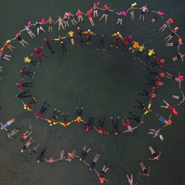 Rescuers Take To The Water To Highlight Float To Live Technique