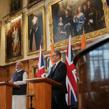 Starmer Hails Historic Day As Modi Visits For Signing Of UK India Trade Deal