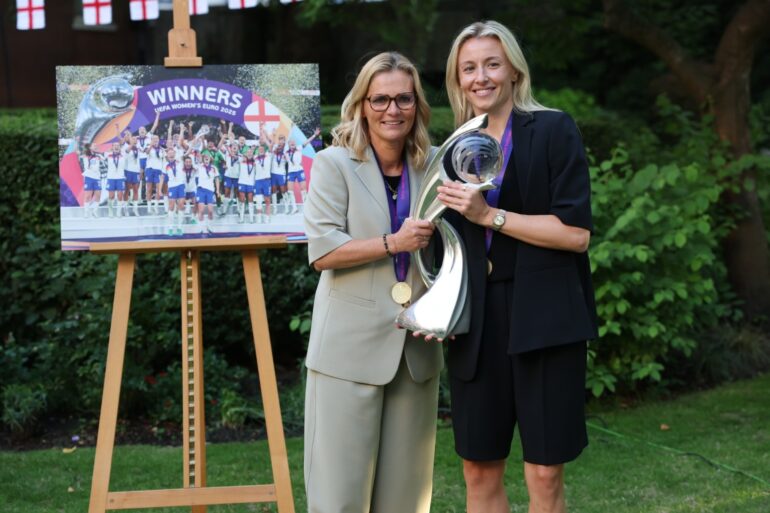Lionesses Lift Euros Trophy In Front Of Thousands At Buckingham Palace