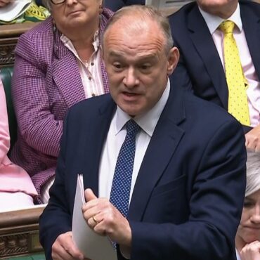 Sir Ed Davey To Boycott Trump State Banquet In Gaza Protest