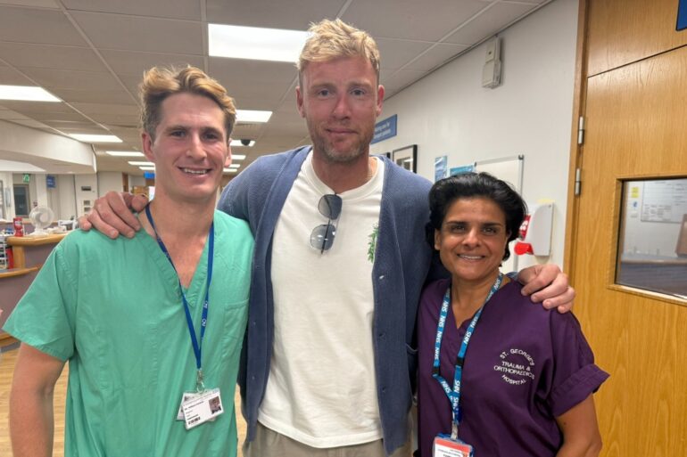 Andrew Flintoff Hails NHS Staff Who Cared For Him After Car Crash