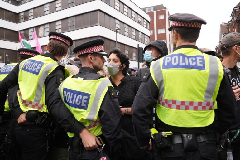 Rival Groups Gather As Asylum Hotel Protest Begins