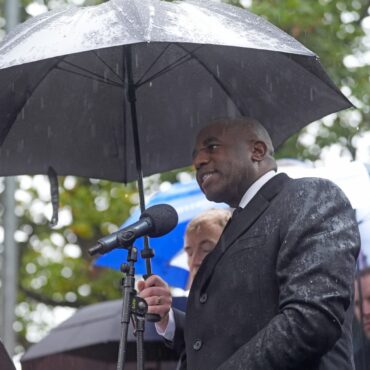 David Lammy Heckled At Vigil Near Site Of Manchester Terror Attack