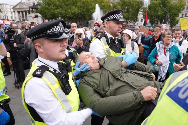 Arrests At Pro Palestine Protest Amid Condemnation From Politicians