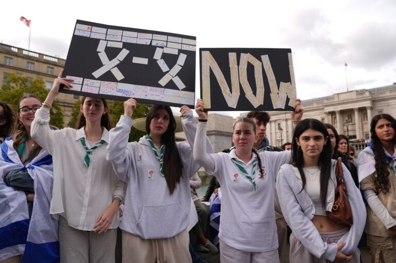 Rally Marking Two Years Since October 7 Attacks