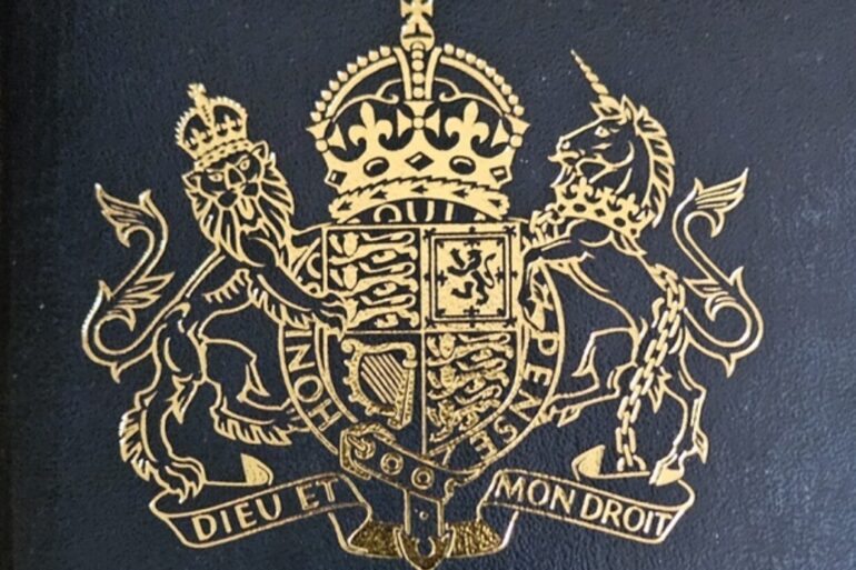 New Era In History Of Passports Will See Kings Coat Of Arms On The Front