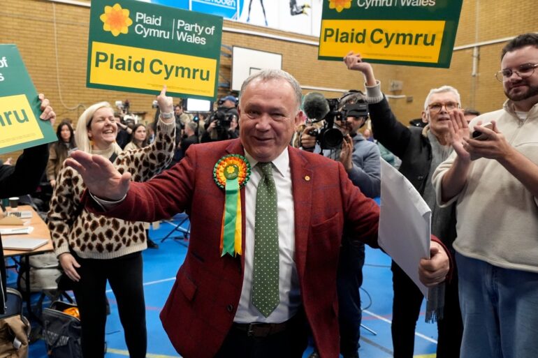Plaid Cymru Win Caerphilly Welsh Government By Election Holding Off Reform UK