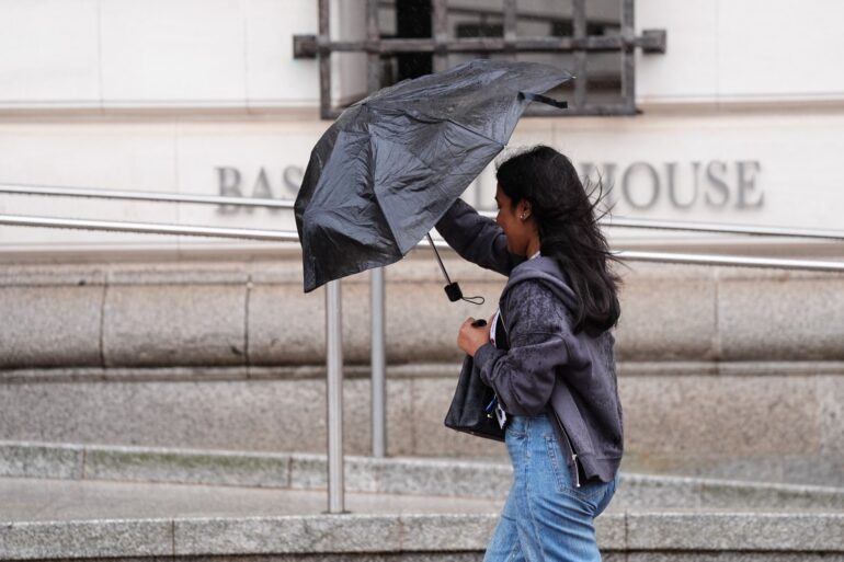 Amber Warnings For Persistent And Heavy Rain From Storm Claudia