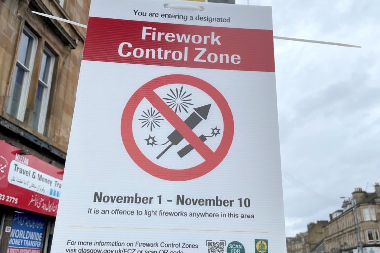 Firework Control Zones In Force In Glasgow For First Time