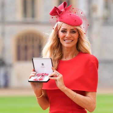 Strictly Presenter Tess Daly Says MBE Greatest Honour Of My Career