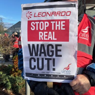 Thousands Of Leonardo Staff Walk Out In Dispute Over Pay