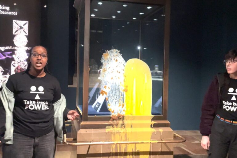 Protesters Target Crown Jewels In Tower Of London Stunt