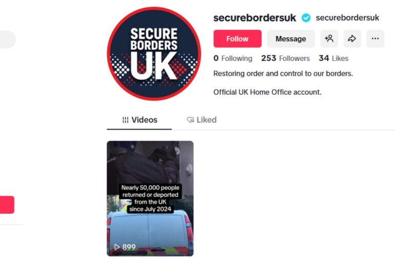 Home Office TikTok Posting Immigration Arrests Turning Raids Into Click Bait