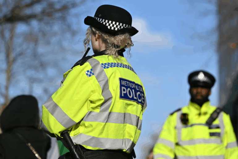 Protester Climbs Onto Iranian Embassy Balcony