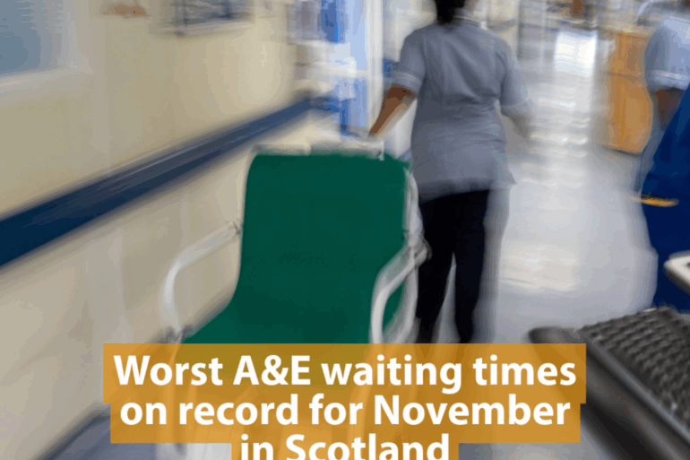 Atrocious AE Figures Show Worst November On Record For Waiting Times In Scotland
