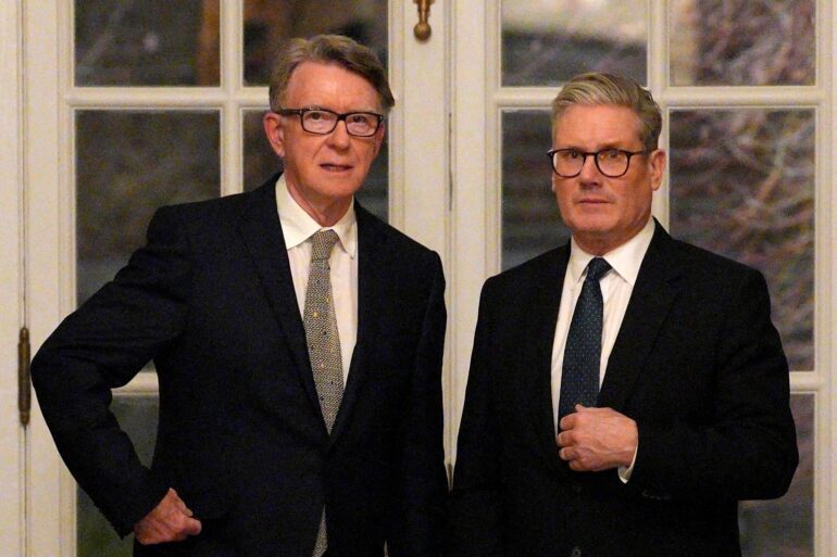 MPs Back Release Of Files On Mandelson Appointment As US Ambassador